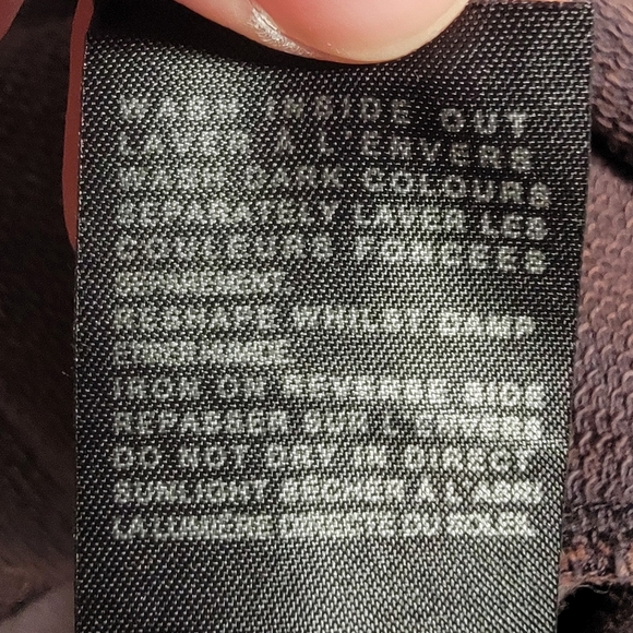 Men’s Sz 10 All Saints Spitafields Brown Cotton Distressed Festival Hooded Vest - Picture 12 of 14